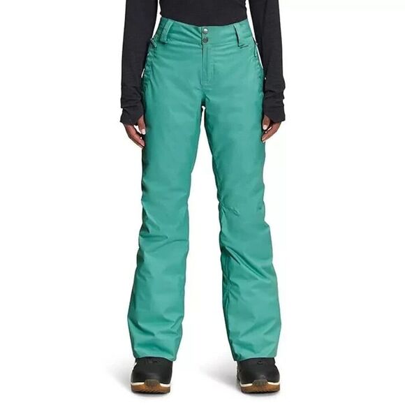 The North Face NF0A3M5J6R7 Sally Pants Women's Green Insulated Waterproof CLO932 - Picture 1 of 9